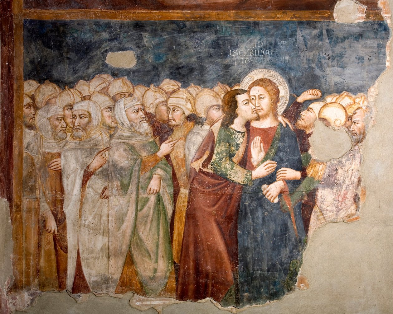 The Kiss of Judas by Sienese School