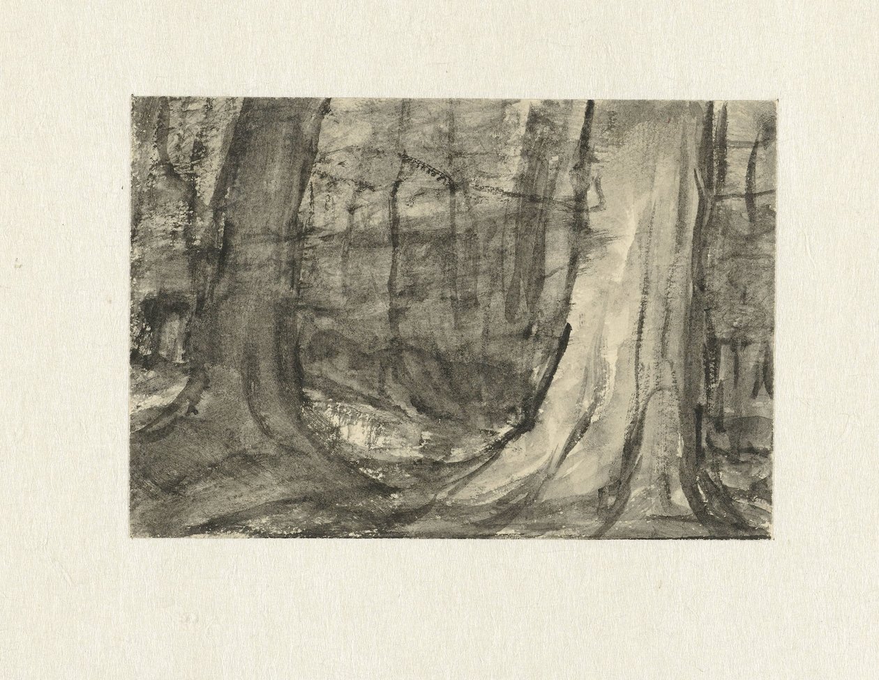 View Between Trees by Sientje Mesdag van Houten