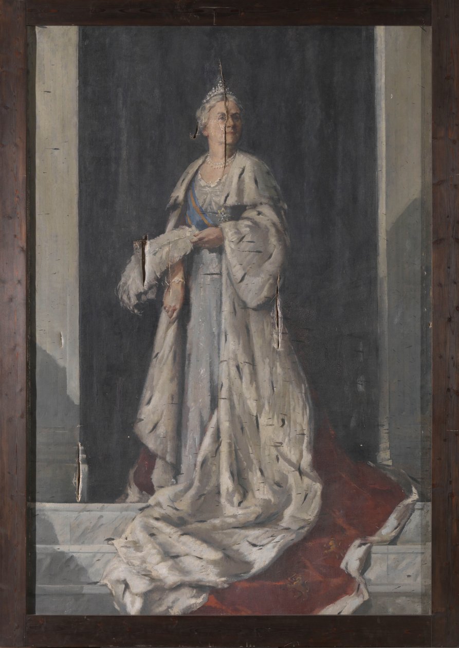 Portrait of Wilhelmina, Queen of the Netherlands by Sierk Schröder