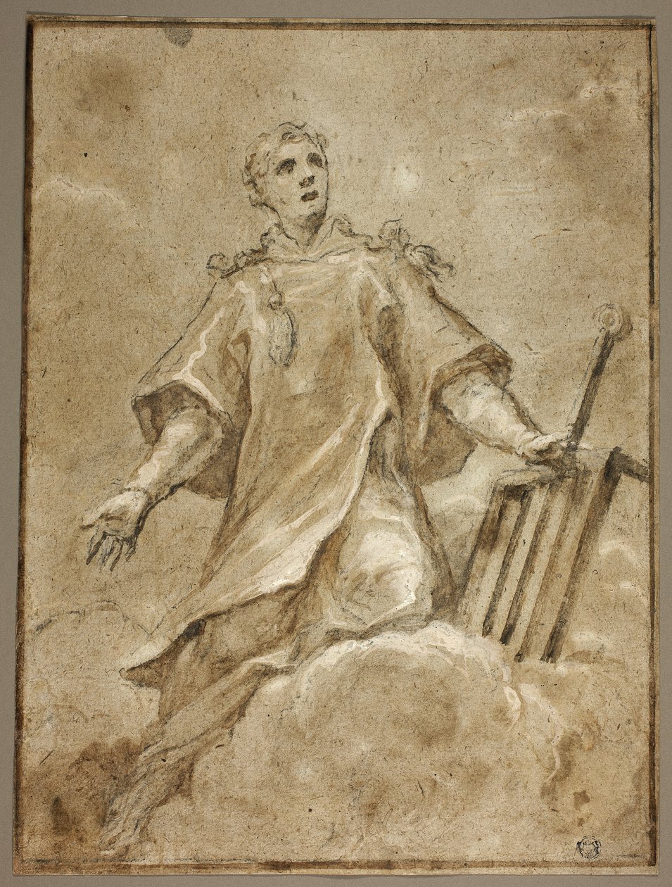 Saint Lawrence in Glory by Sigismondo Caula