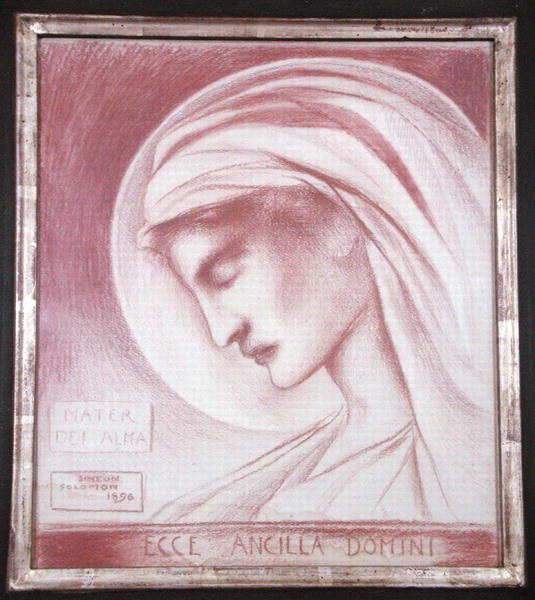 Ecce Ancilla Domini: Mater Dei Alma by Simeon Solomon