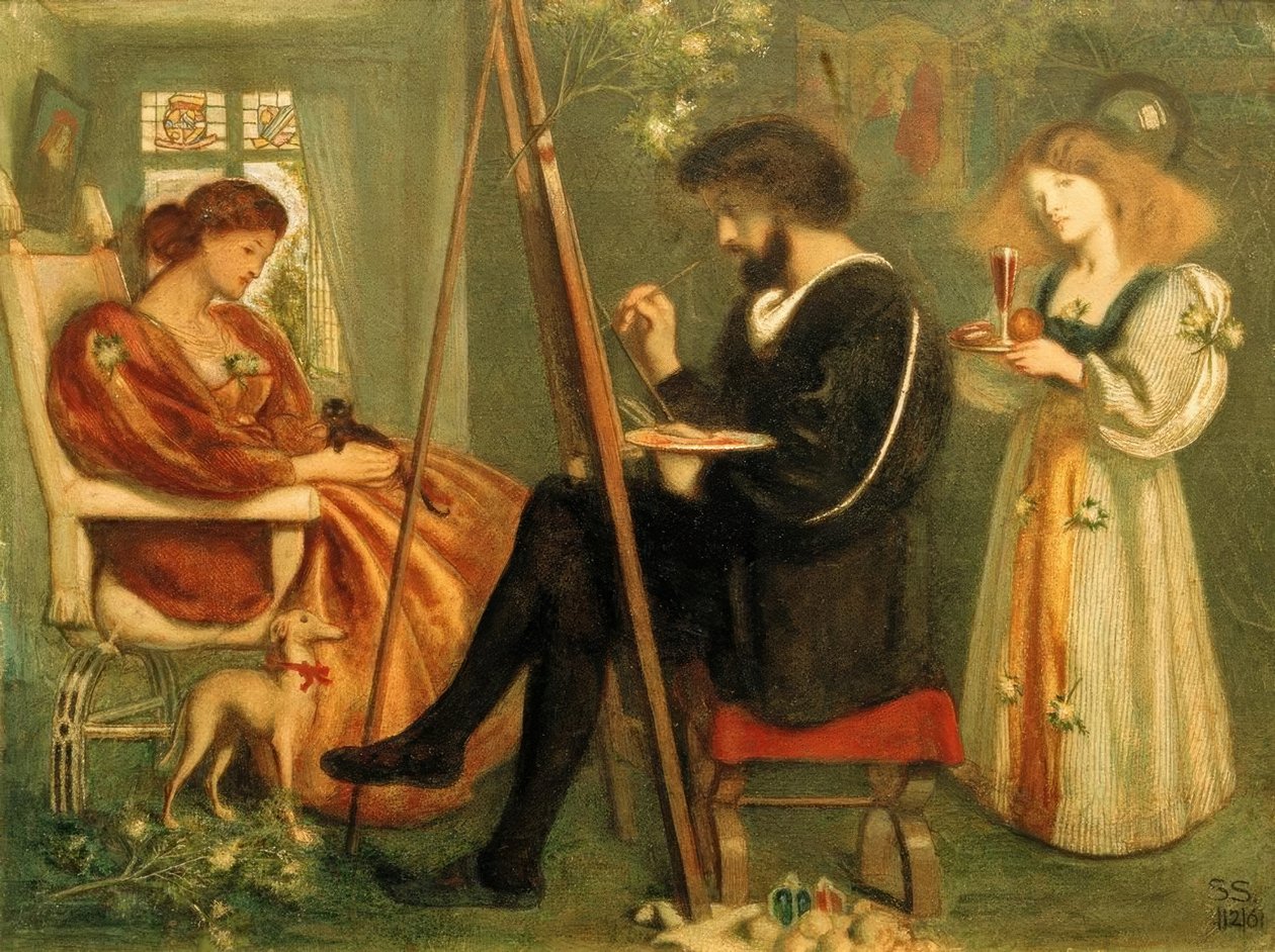 The Painter's Pleasaunce by Simeon Solomon: Fine art print