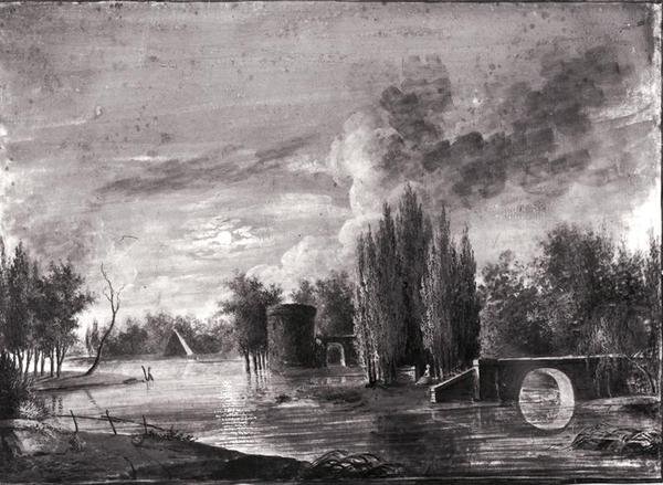 Souvenir of Ermenonville by Simon Mathurin Lantara