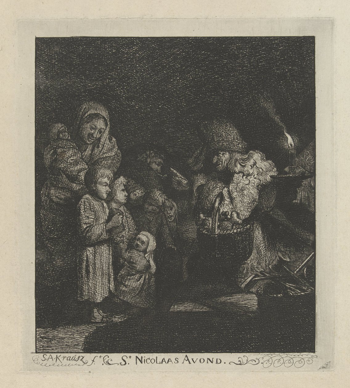 Saint Nicholas Eve (St. Nicholas Eve) by Simon Andreas Krausz