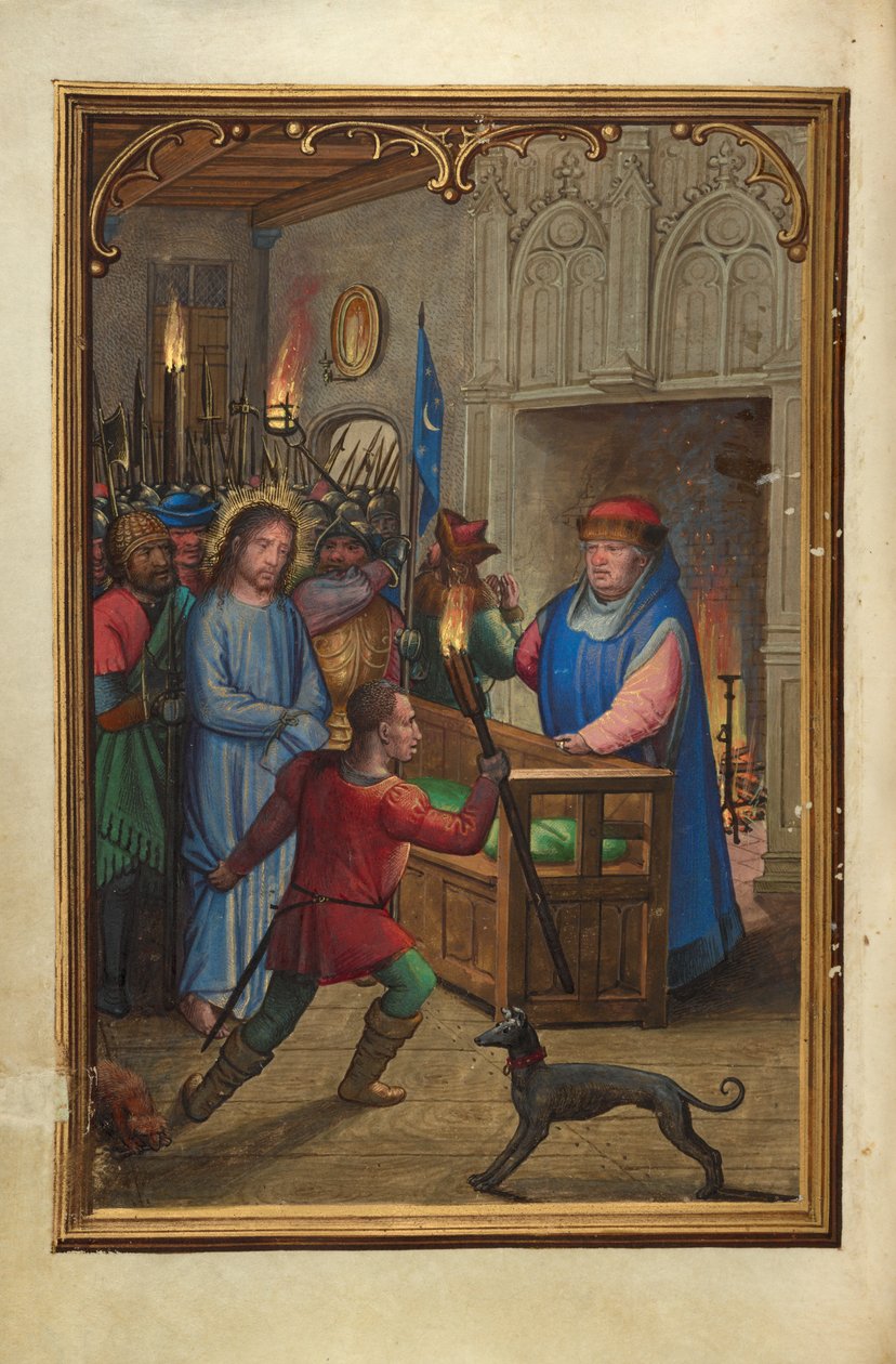 Christ before Annas by Simon Bening