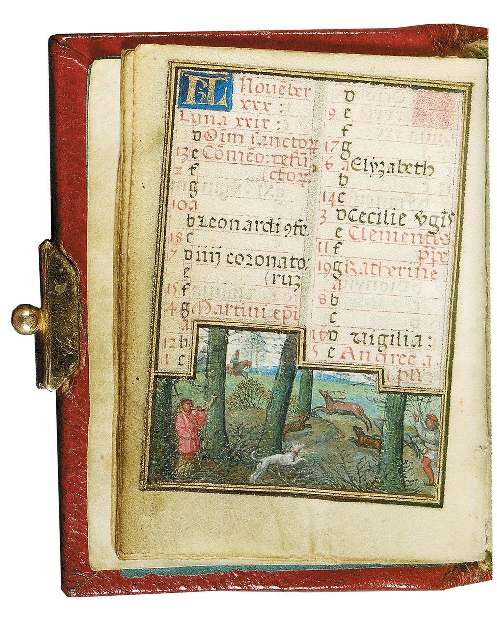 Folio from a Miniature Book of Hours, Use of Rome, Bruges by Simon Bening