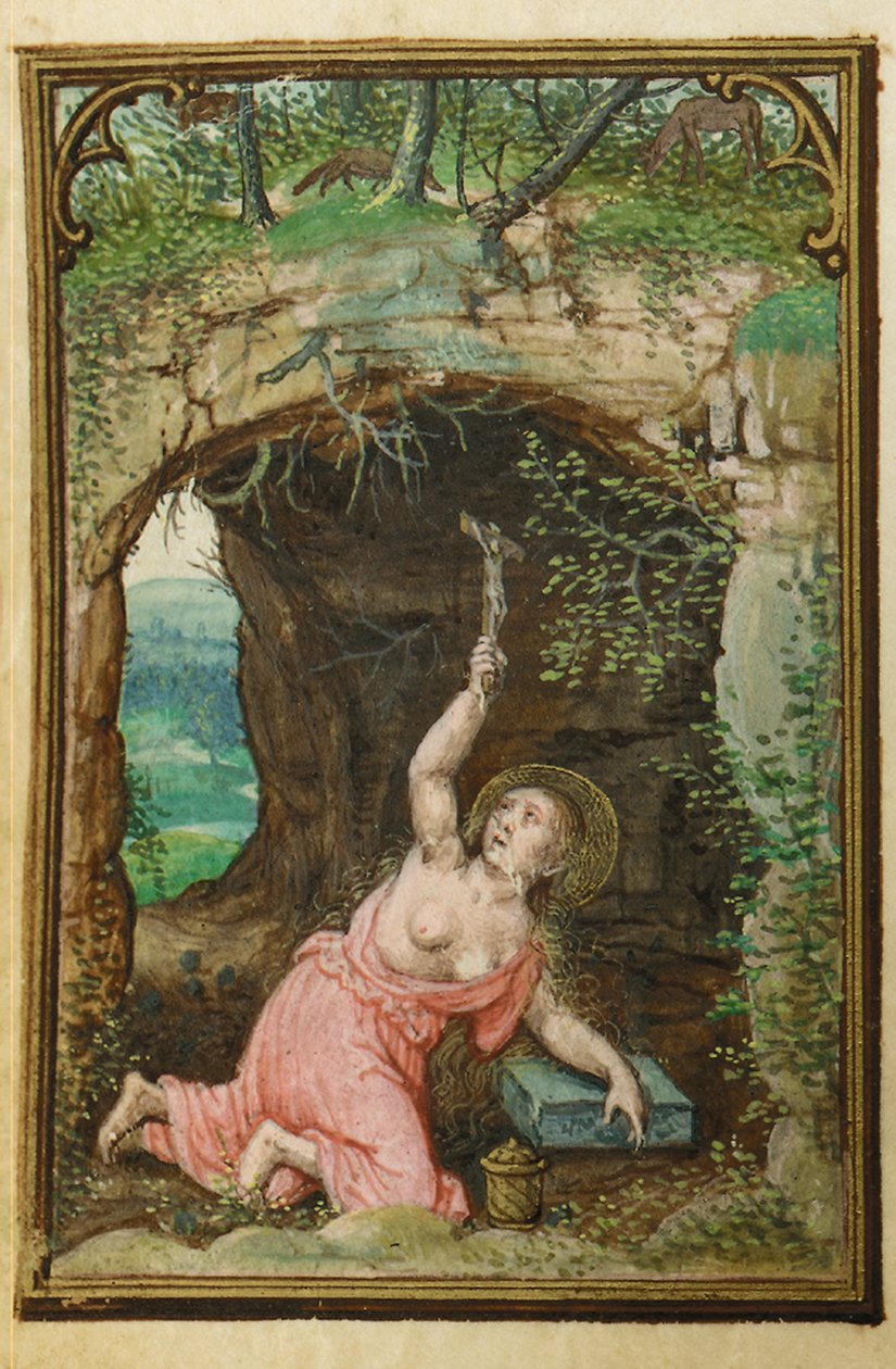 Folio from a Miniature Book of Hours, Use of Rome, Bruges, 1530-35 by Simon Bening