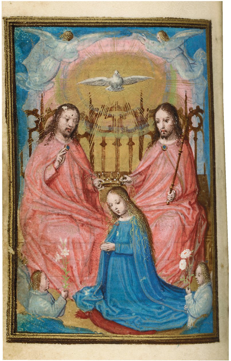 Folio from a Miniature Book of Hours, Use of Rome, Bruges (1530-35) by Simon Bening
