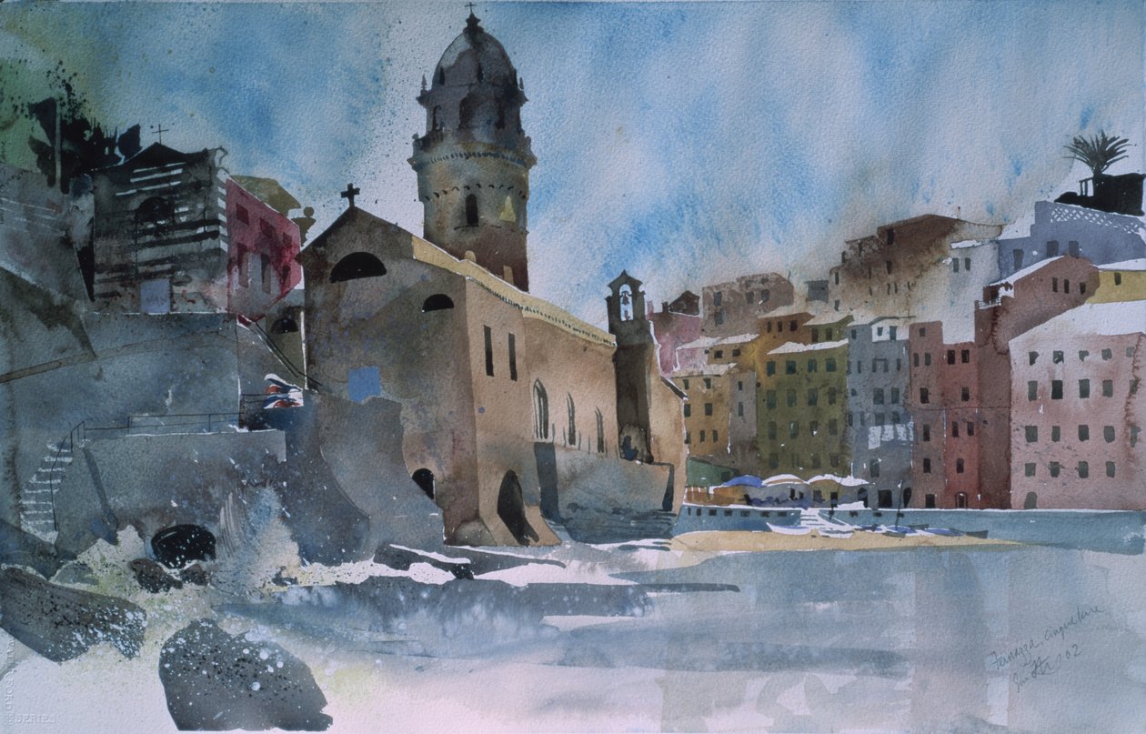 Fernazza, Cinque Terre, 2002 by Simon Fletcher