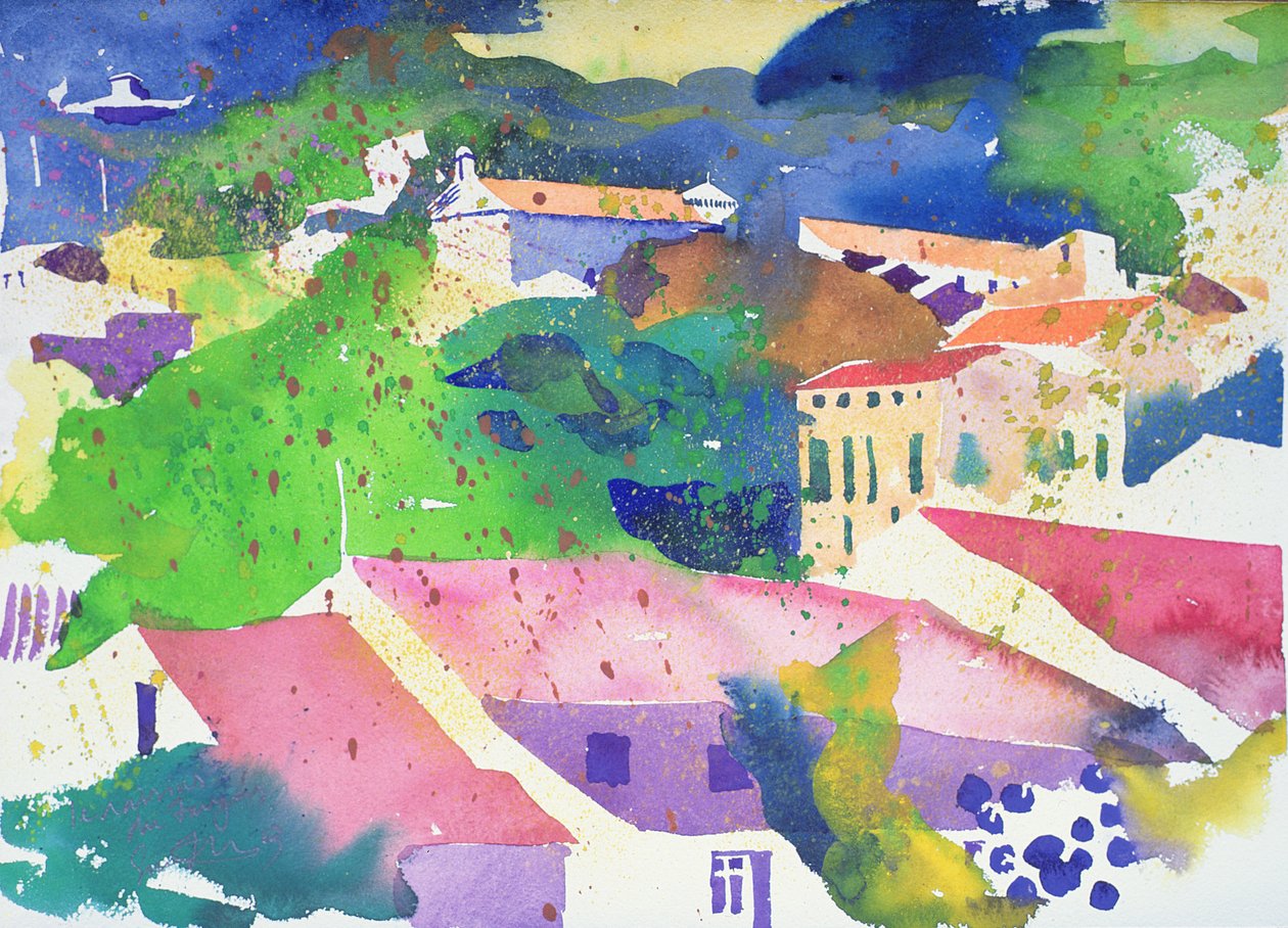The Grapes of Faugeres, 2003 France by Simon Fletcher