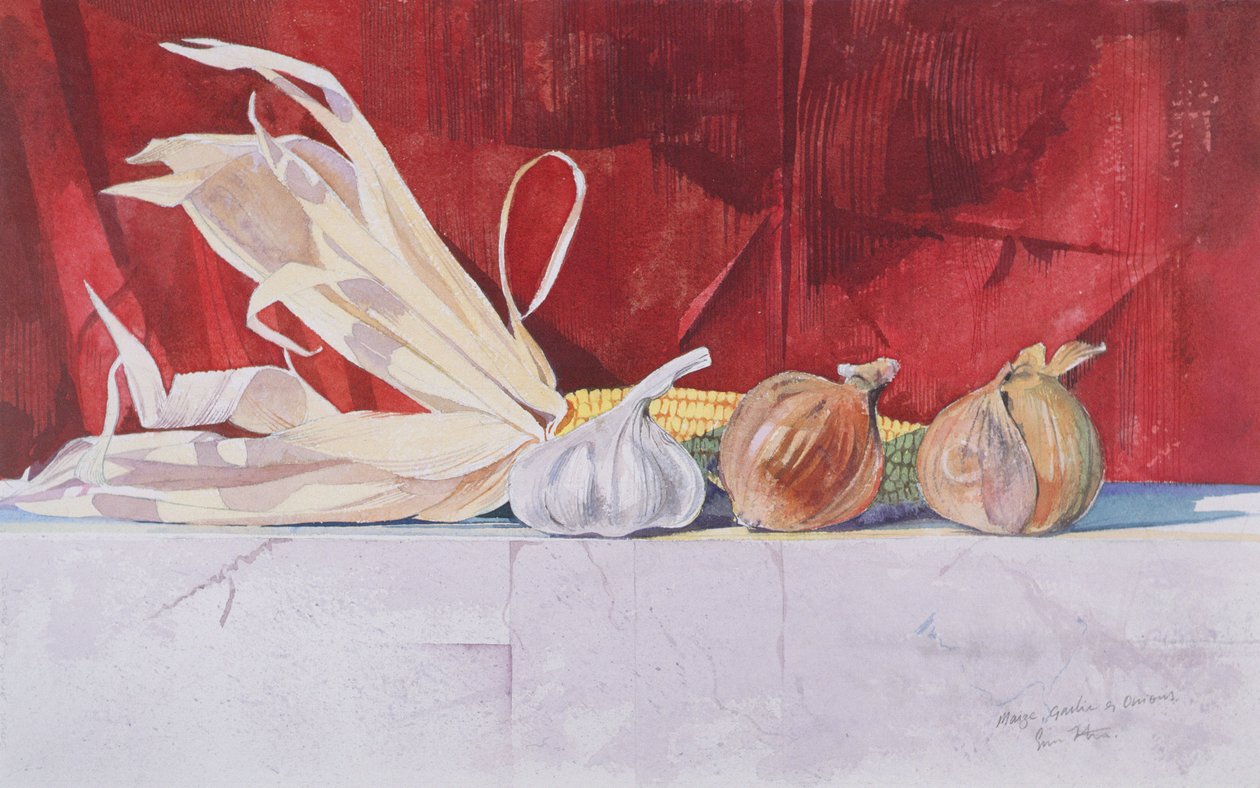 Maize, Onion and Garlic by Simon Fletcher