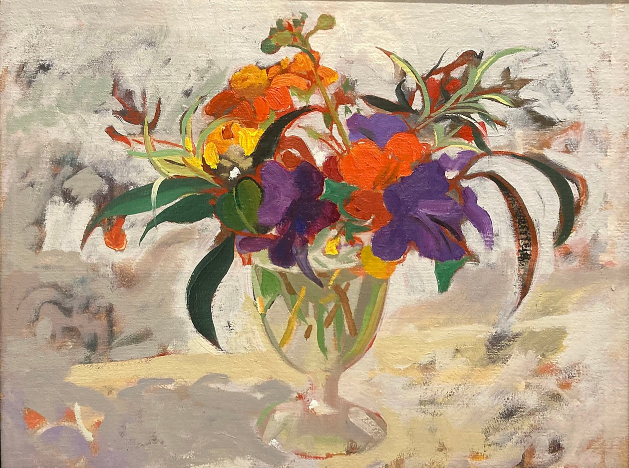 Streptocarpus & Geranium by Simon Fletcher