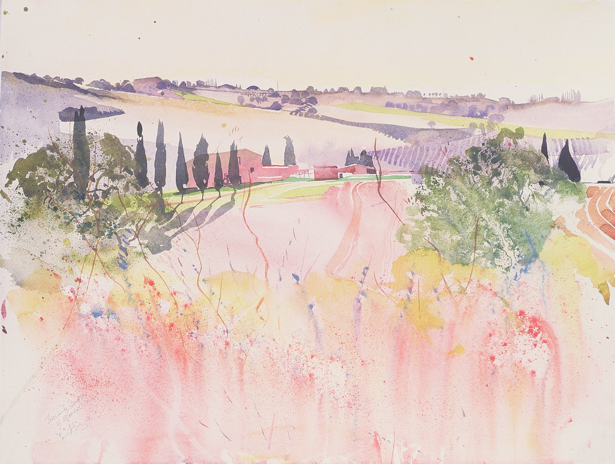 Tuscany South of Montalcino, 2002 by Simon Fletcher