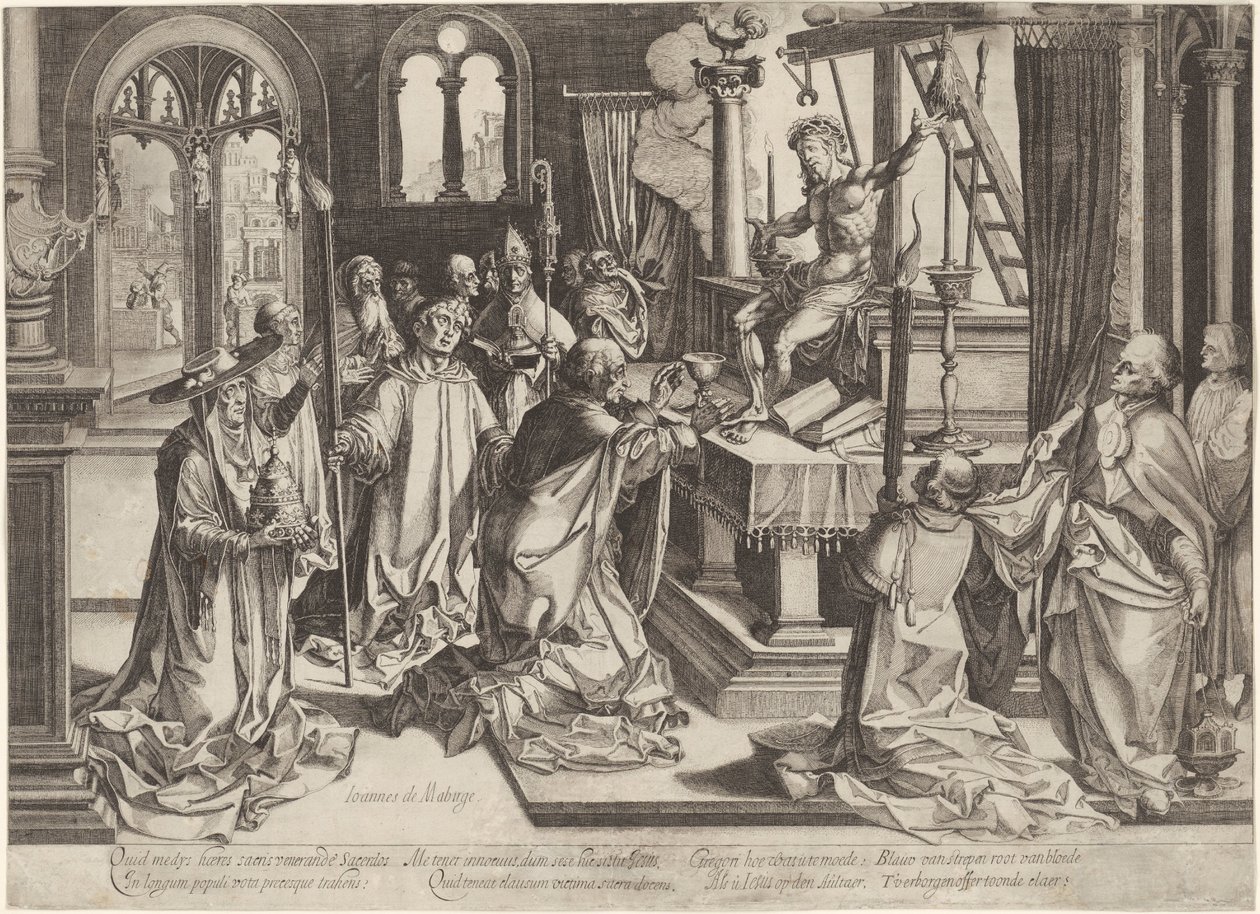 Mass of Saint Gregory by Simon Frisius