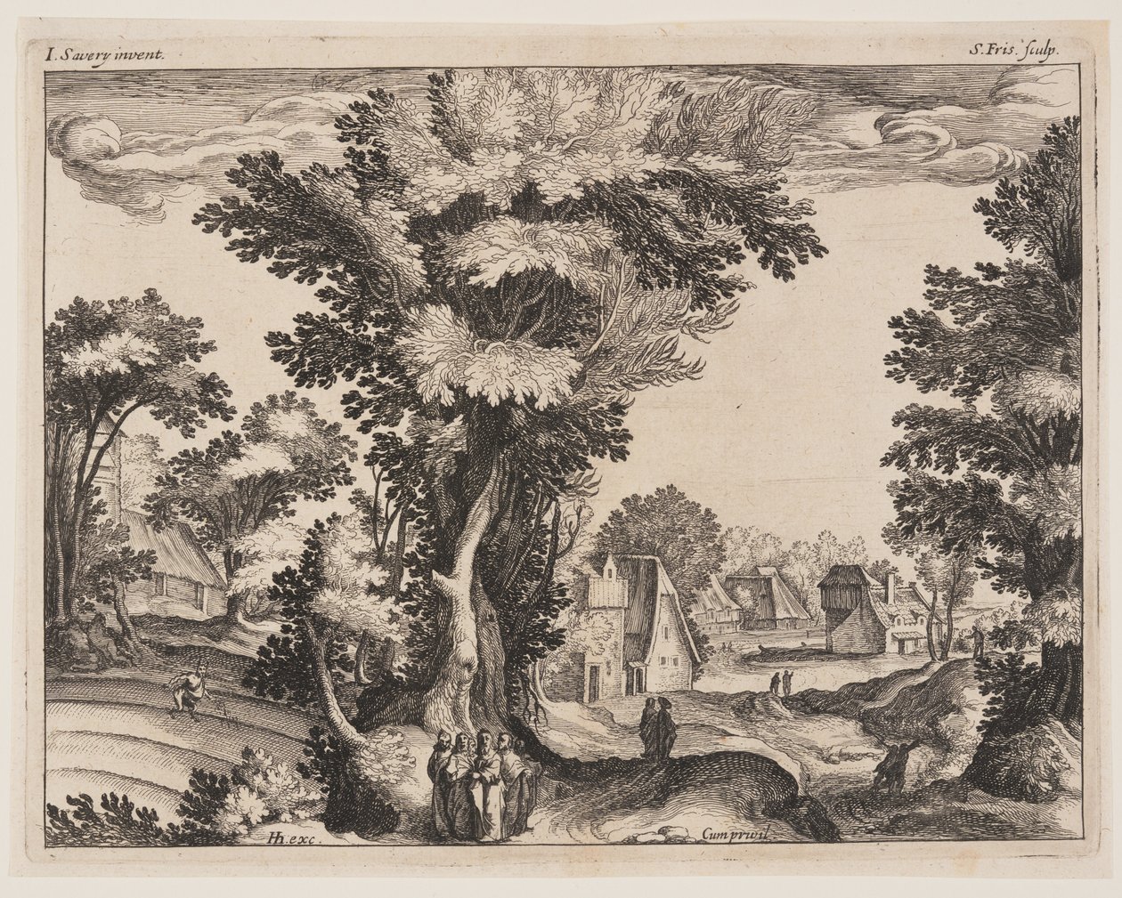Parable of the Sower, from Landscapes with Scenes from the Life of Christ by Simon Frisius