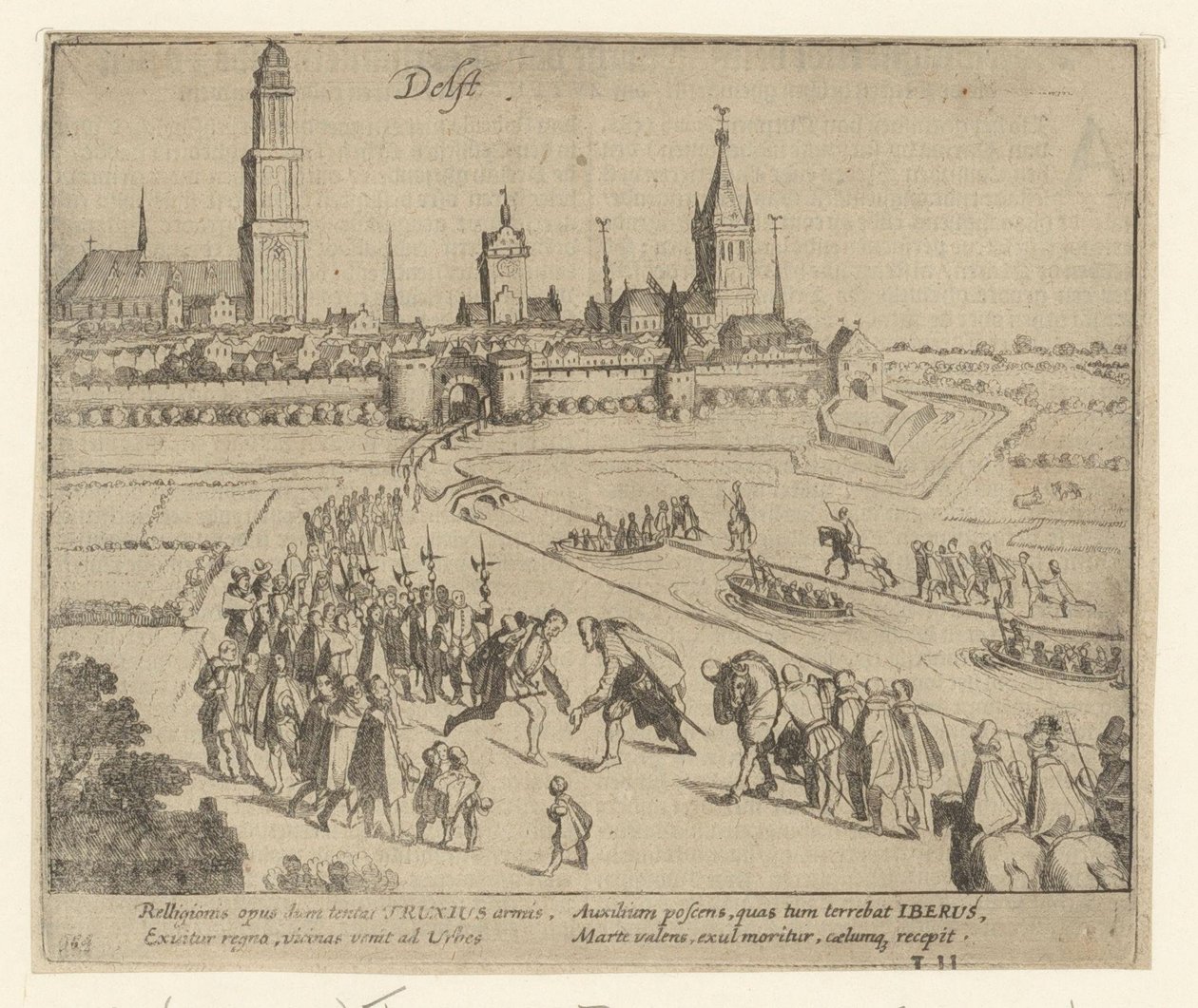 Truchsess Received in Delft, 1584 by Simon Frisius