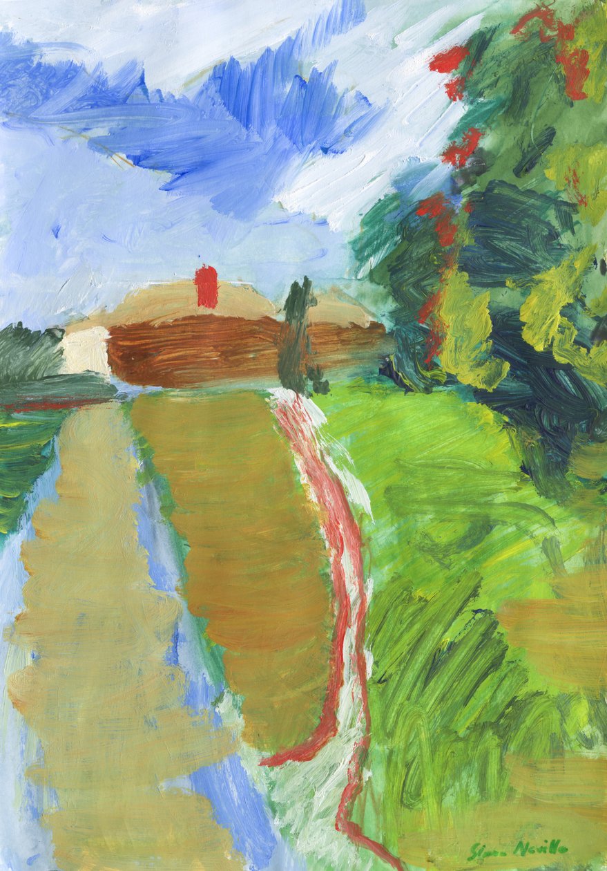 Pavement & Shortcut to Houses by Simon Neville