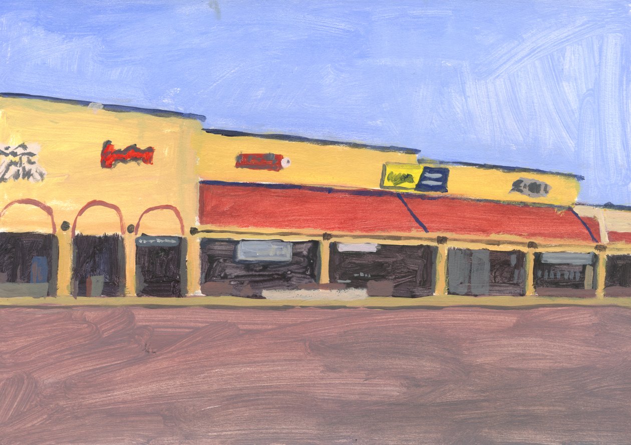 Strip Mall 7, 2023 by Simon Neville