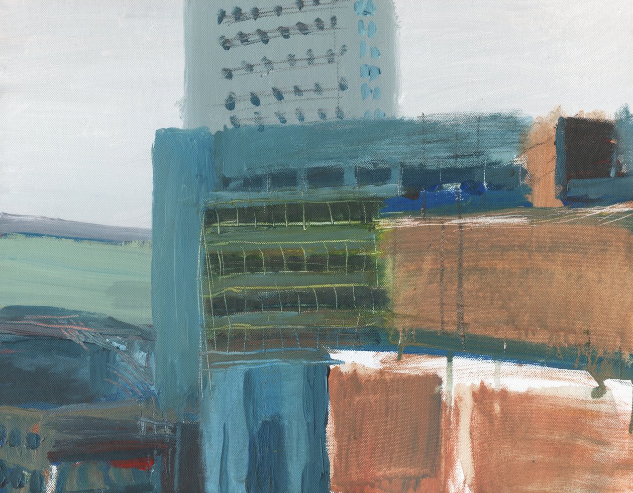 Wandsworth Cityscape 5, 2009 by Simon Neville