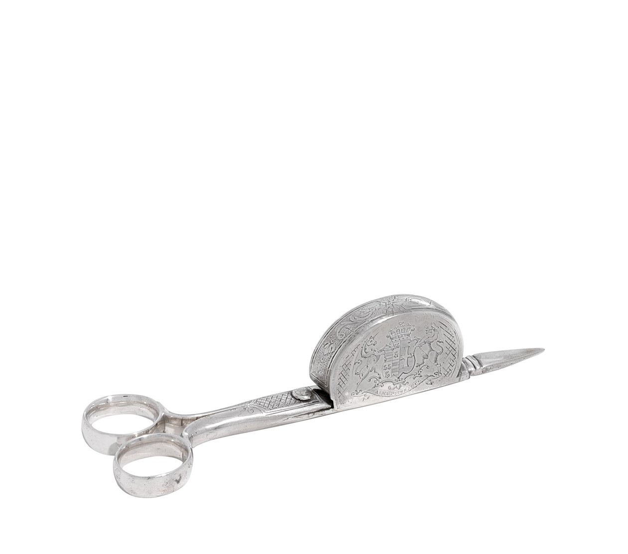 Pair of George II Snuffer-Scissors from the Warrington Plate by Simon Pantin