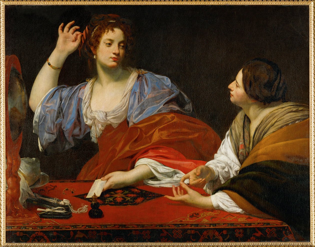 Martha Reproves Her Vain Sister Magdalen, c.1621