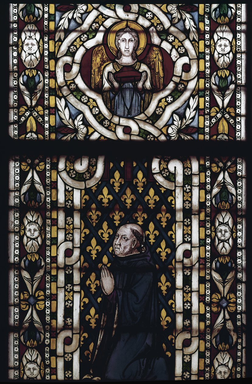 Cardinal Gentile of Montefiore Kneels by Simone Martini