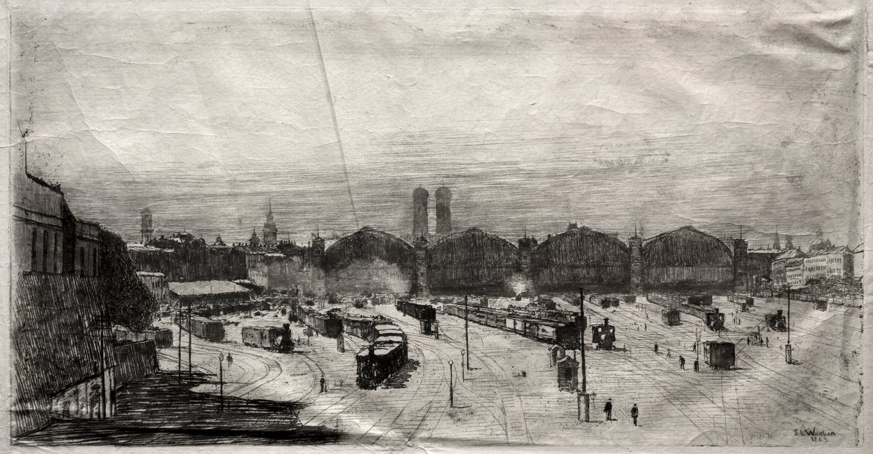Railroad Station by Sion Longley Wenban