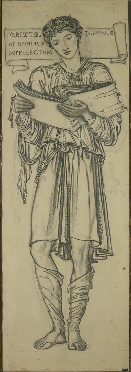 Timothy (Cartoon for Lady Chapel east window) by Sir Edward Burne Jones