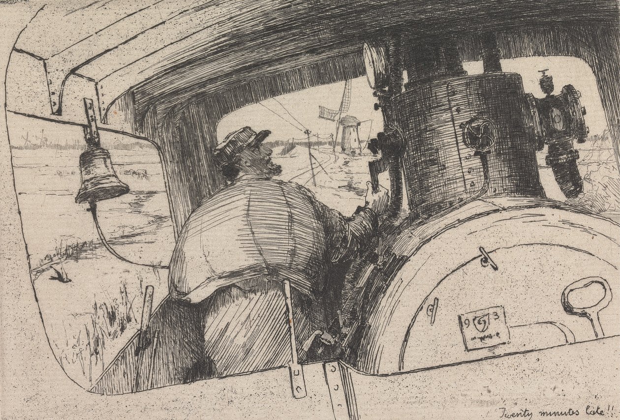 Twenty Minutes Late!! No. 2 by Sir Frank Short