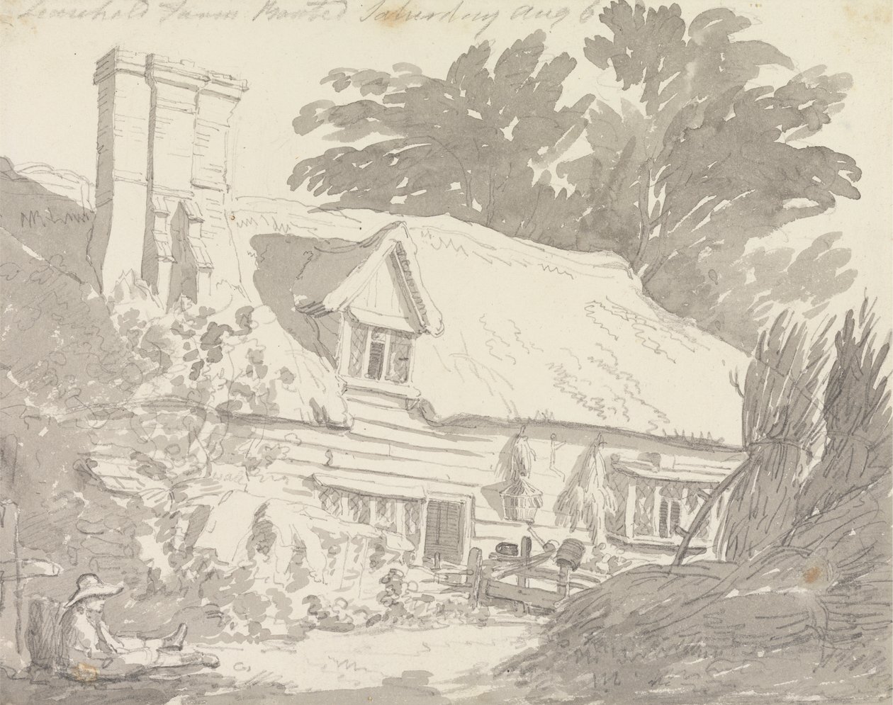 Leasehold Farm Boxted by Sir George Howland Beaumont seventh Baronet