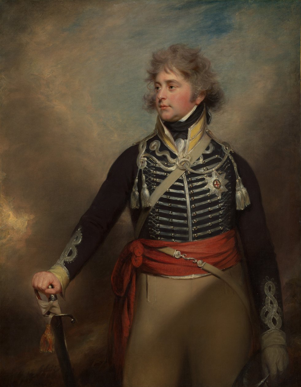 George IV 1762-1830, When Prince of Wales by Sir William Beechey