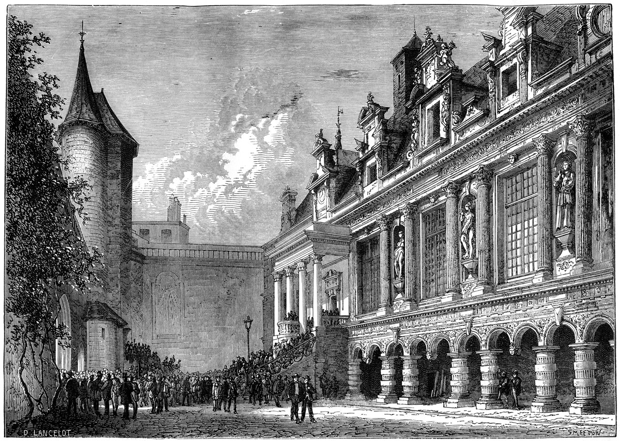 City Hall in La Rochelle, France, 1882-1884 by Smeeton