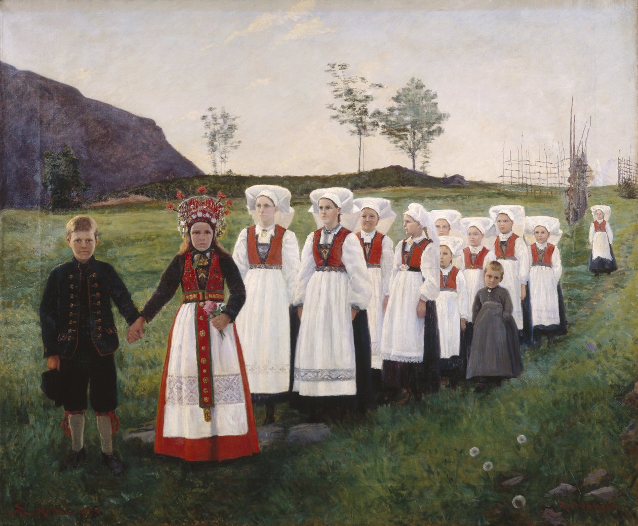 Children Wedding in Hardanger by Sofie Holten