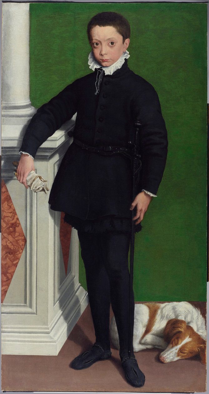 Portrait of Marquess Massimiliano Stampa by Sofonisba Anguissola