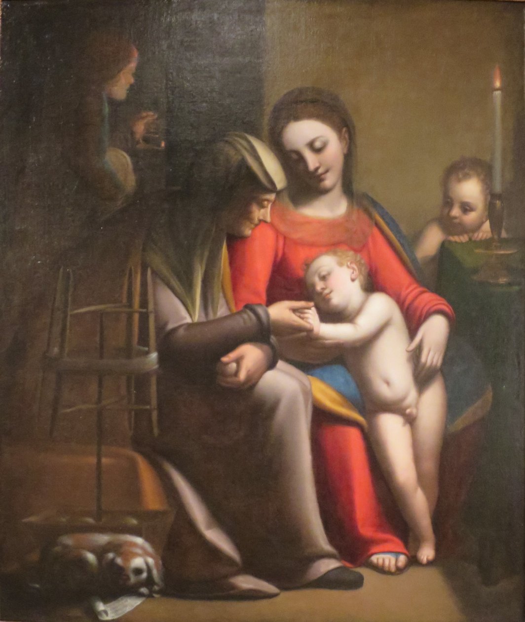 The Holy Family with Saints Anne and John the Baptist by Sofonisba Anguissola