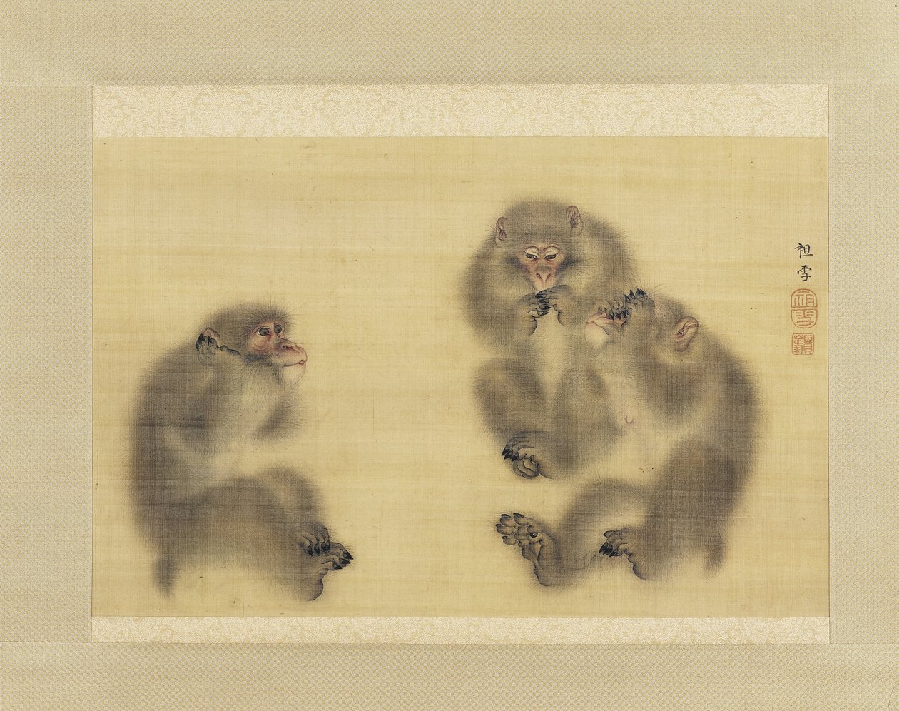 Monkeys: Hear No Evil, See No Evil, Speak No Evil by Sosetsu Mori