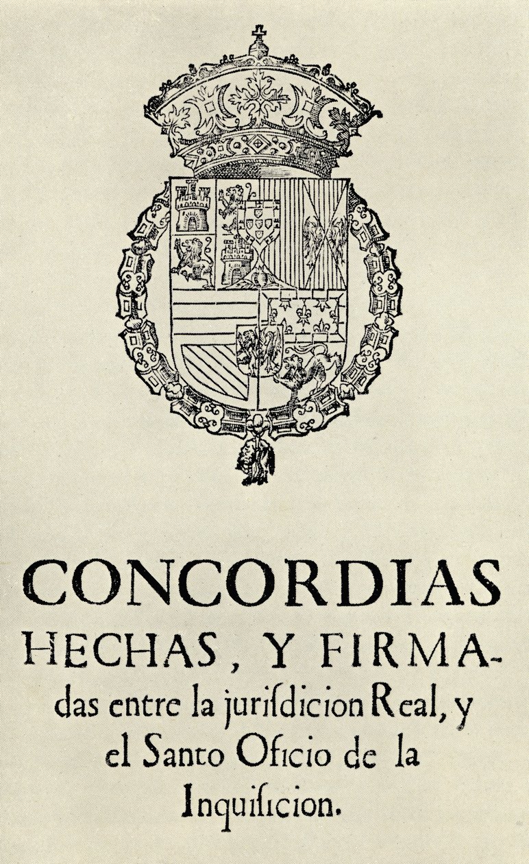 Agreement between Members of the Inquisition at Valencia, 1568, from 
