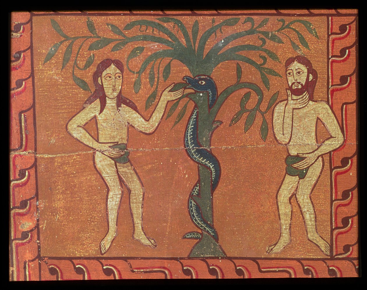 Adam and Eve, from the Sagars altarpiece by Spanish School