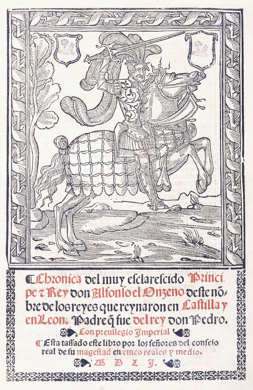 Alfonso XI, King of Castile and Leon, on Horseback, 1551 by Spanish School