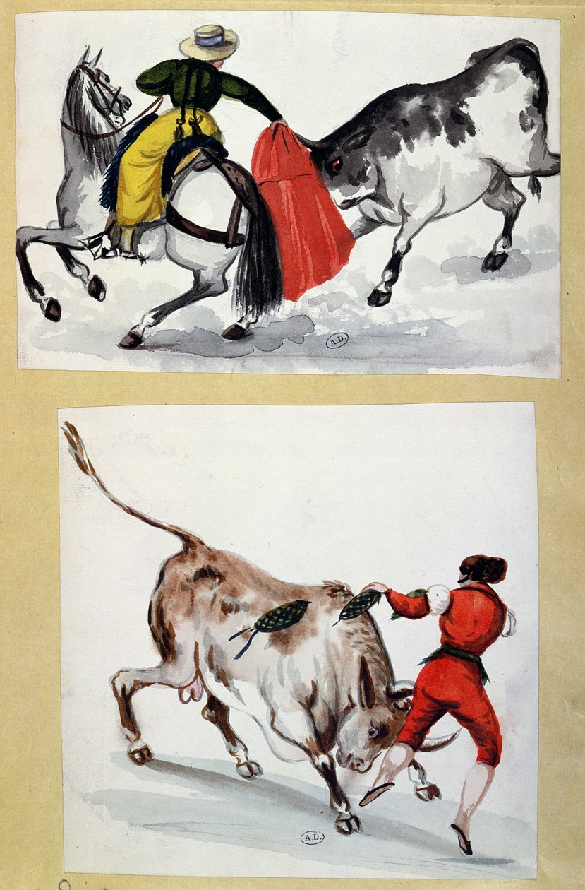 Bullfighters by Spanish School