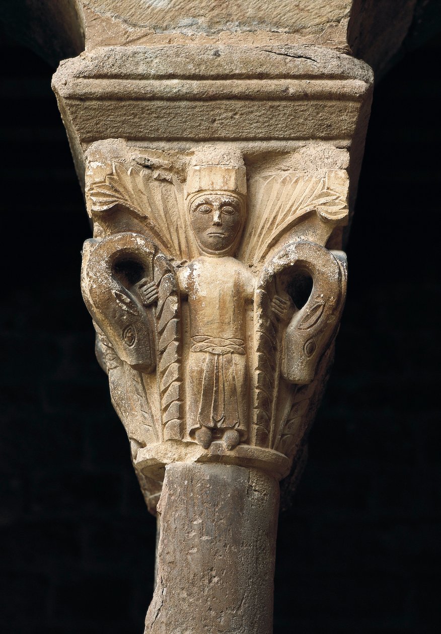 Capital of a Column, from the Church of Santa Maria de l