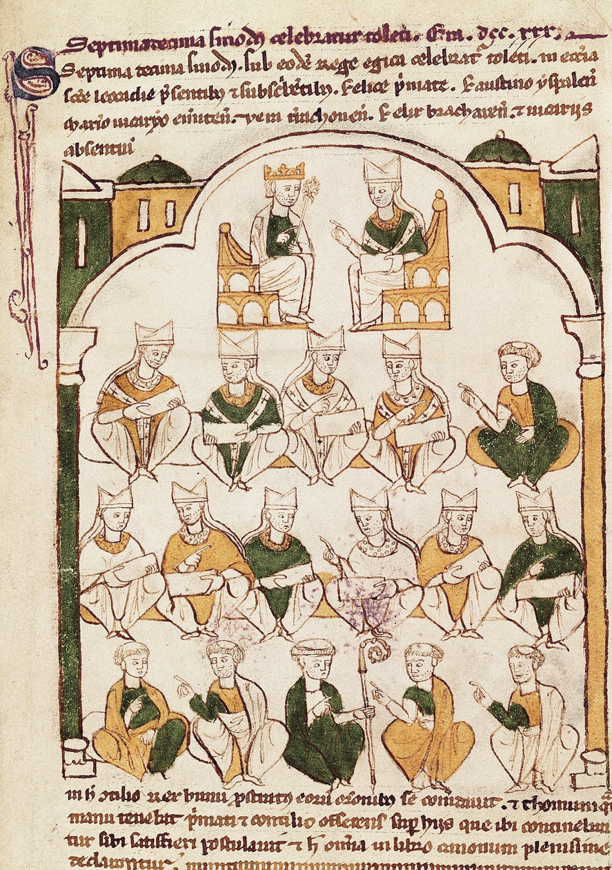 Council of Toledo, Miniature in 