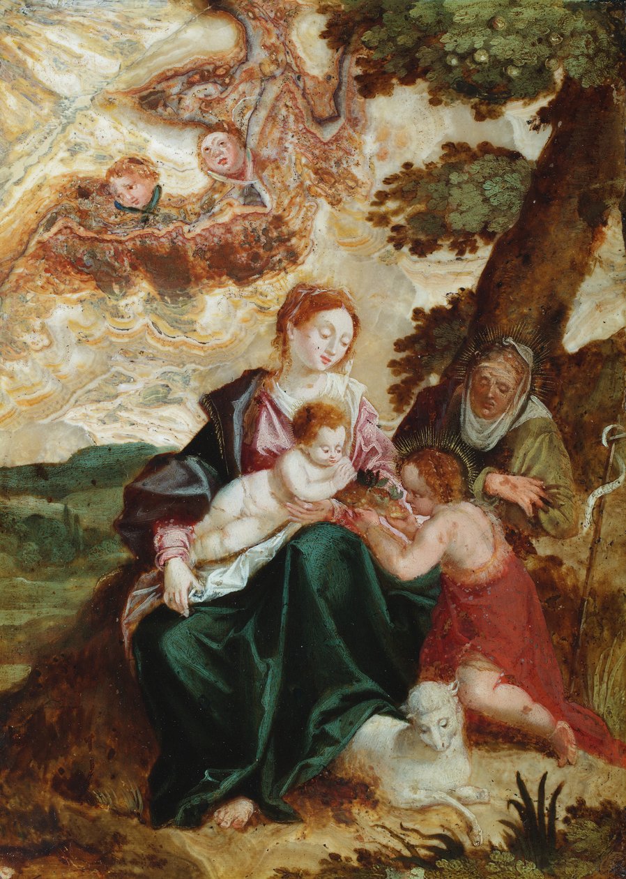 The Holy Family by Spanish School