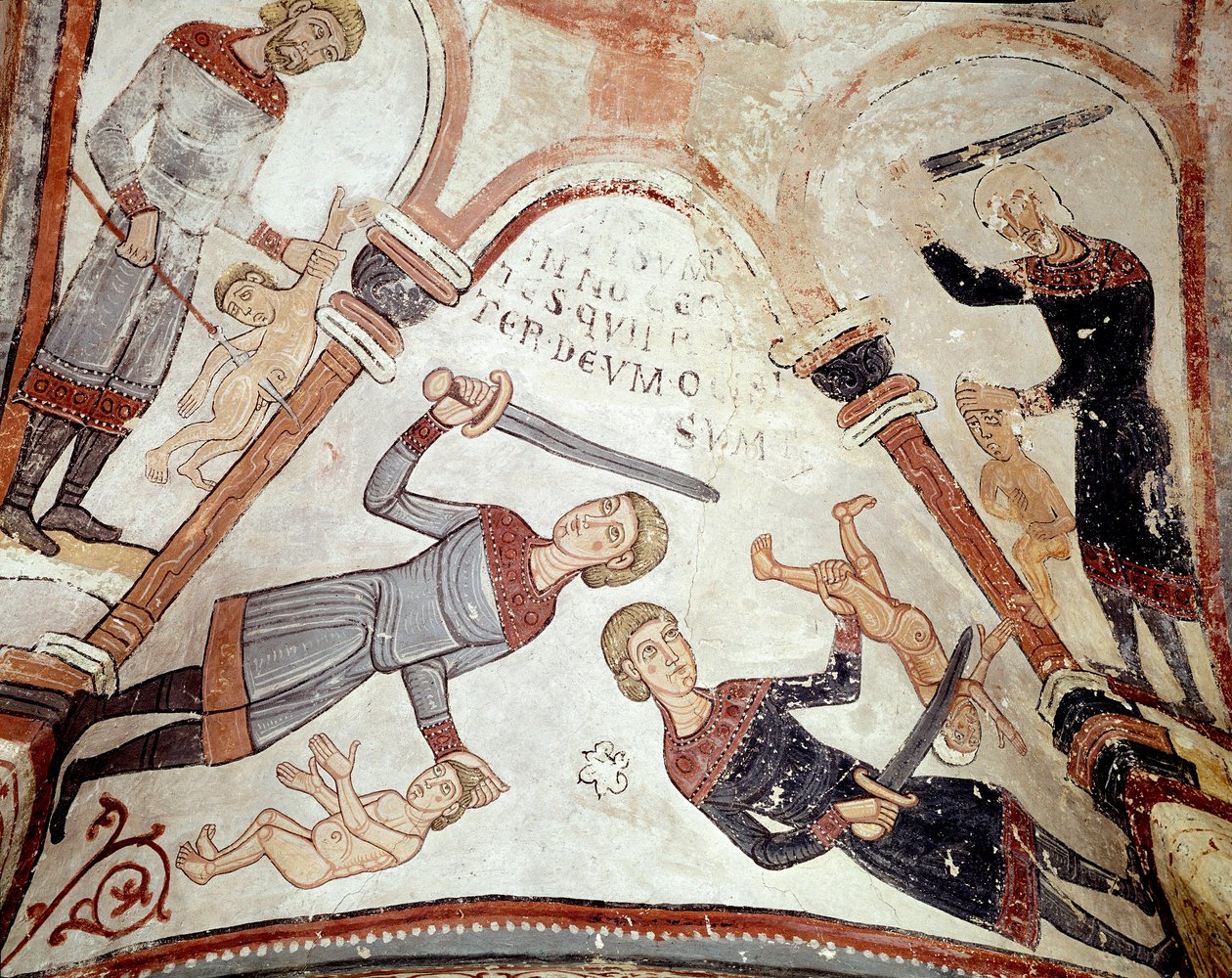 The cycle of months: the massacre of the innocent (detail) by Spanish School