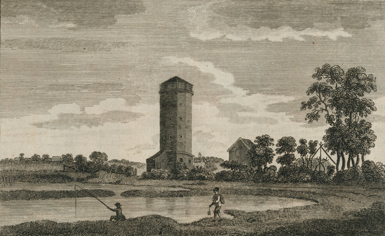 An Ancient Water Tower, in Hampshire, 1786 by Sparrow
