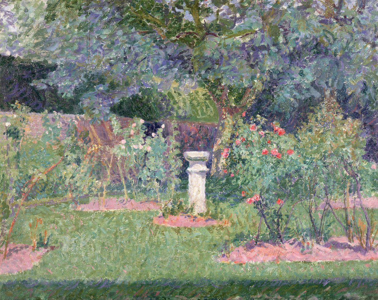 The Garden at Hertingfordbury by Spencer Frederick Gore