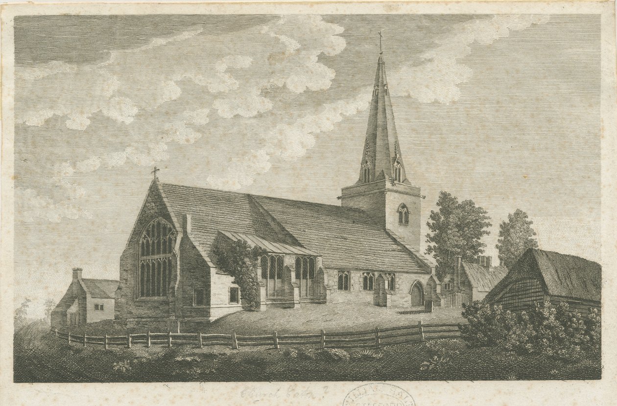 Church Eaton Church by Stebbing Shaw