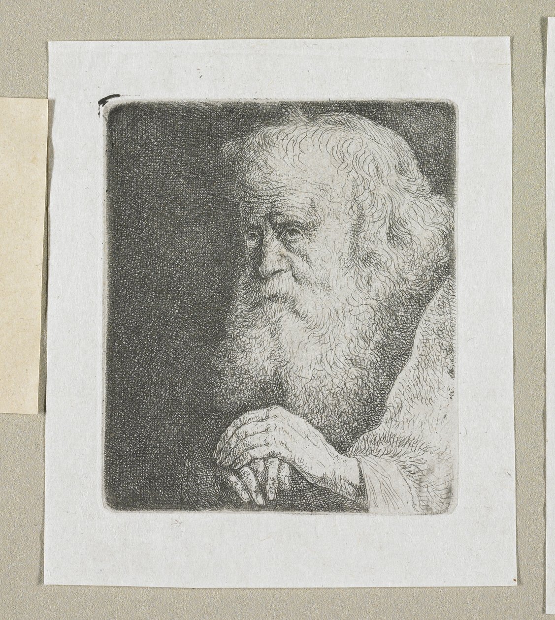 Half-Length of an Old Man with a White Beard by Stefan Juliusz Norblin de la Gourdaine