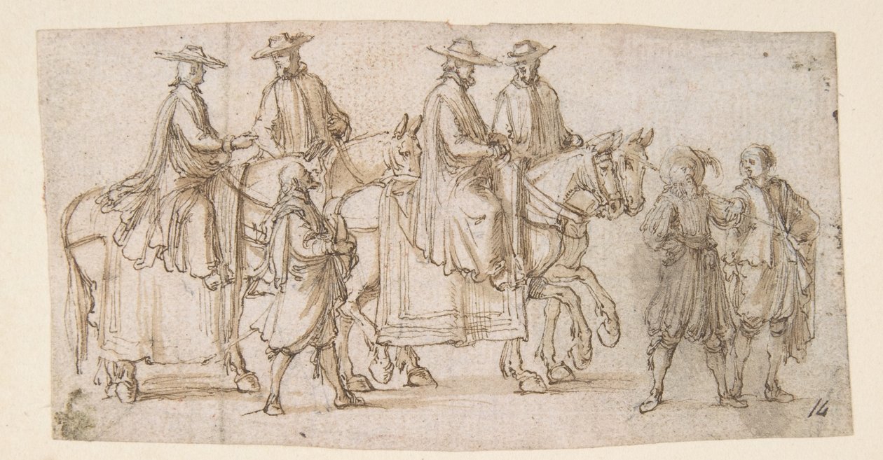 A Procession by Stefano della Bella