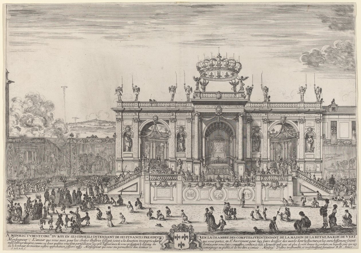 Altar for Corpus Christi Day by Stefano della Bella